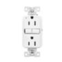 Eaton Slim GFCI Receptacle GF15W-WP