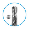 Spyder Hex10 1/2 HSS Quick Change Hole Saw Arbor Assembly Rapid Core Eject™