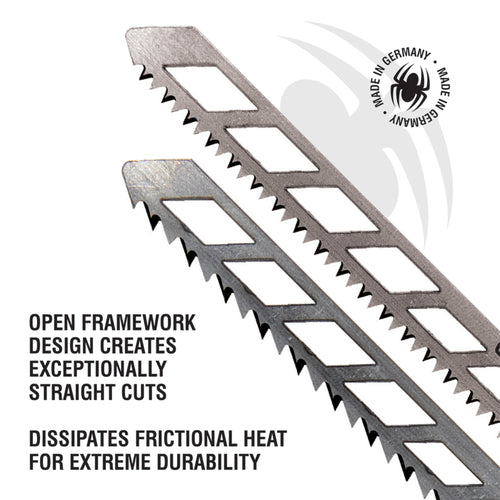 Spyder 10-Piece T-Shank Metal And Wood Cutting Jig Saw Blade Set