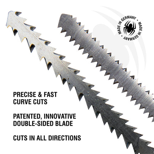 Spyder 10-Piece T-Shank Metal And Wood Cutting Jig Saw Blade Set