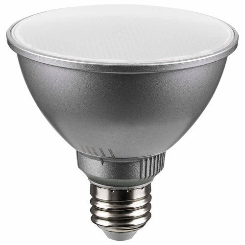 Satco S11583 11 Watt PAR30SN LED Medium Base Silver Finish CCT Selectable 120 Volt
