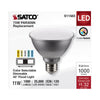 Satco S11583 11 Watt PAR30SN LED Medium Base Silver Finish CCT Selectable 120 Volt