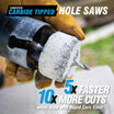 Spyder 600034CF 3 Tungsten Carbide Tipped (TCT) Non-Arbored Hole Saw Rapid Core Eject®